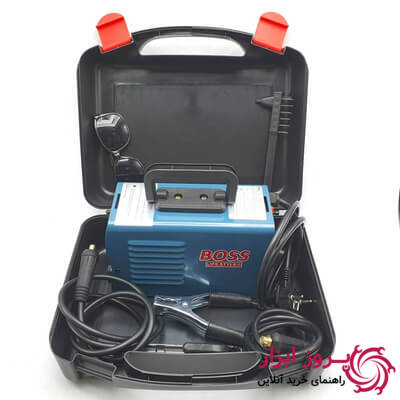 دستگاه جوش 350 آمپر باس مدل کیف دار کد ARC350-MINI مجموعه 5 عددی